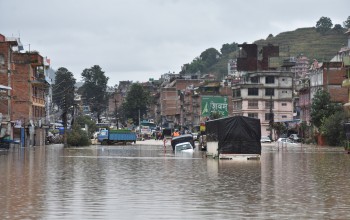 काठमाडौँ उपत्यकामा परेको पानी वर्षको सर्वाधिक, पाँच दशकयताको तेस्रो ठूलो वर्षा